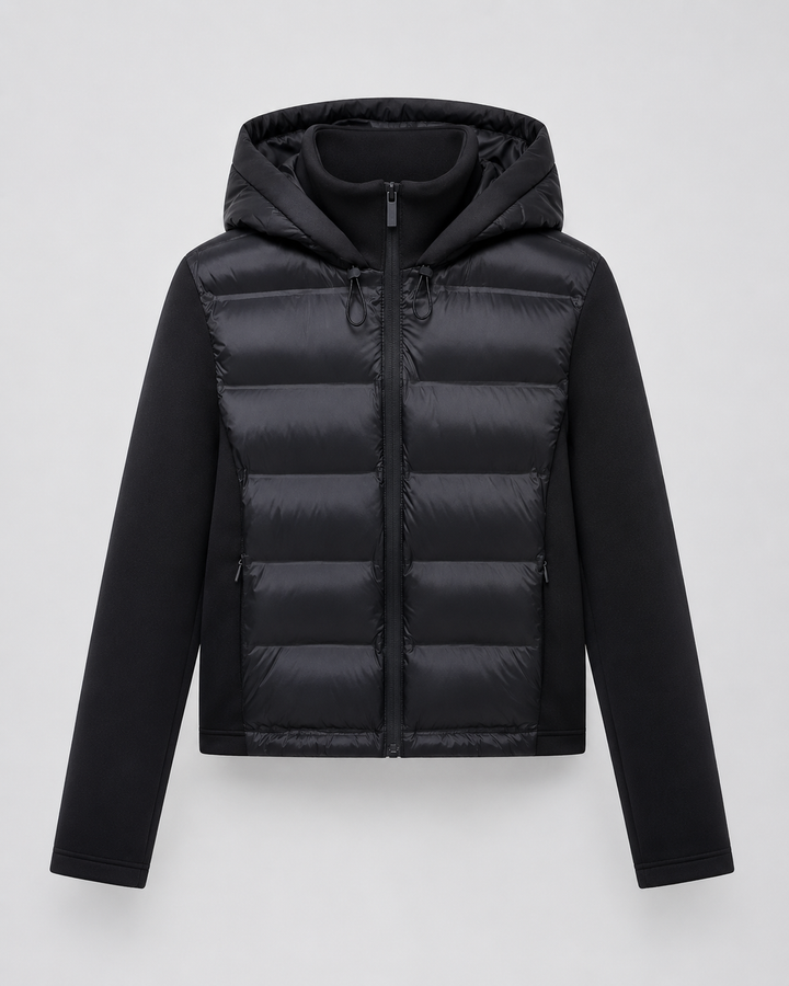Hybrid-Daunenjacke mit Kapuze Damen Arianna – Bild 3