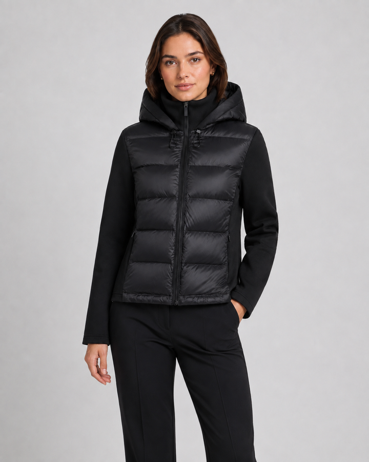 Hybrid-Daunenjacke mit Kapuze Damen Arianna – Bild 7