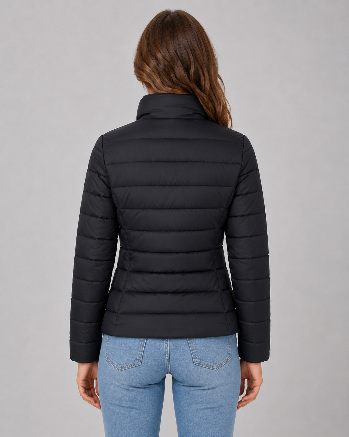 Ultraleichte Daunenjacke mit hohem Kragen Damen Regina – Bild 6