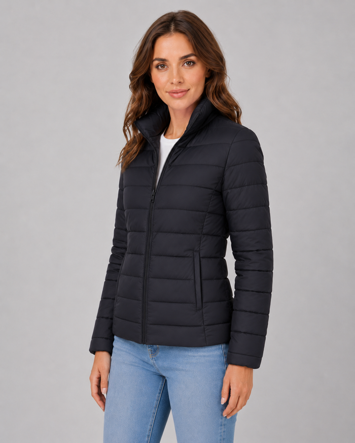 Ultraleichte Daunenjacke mit hohem Kragen Damen Regina – Bild 7