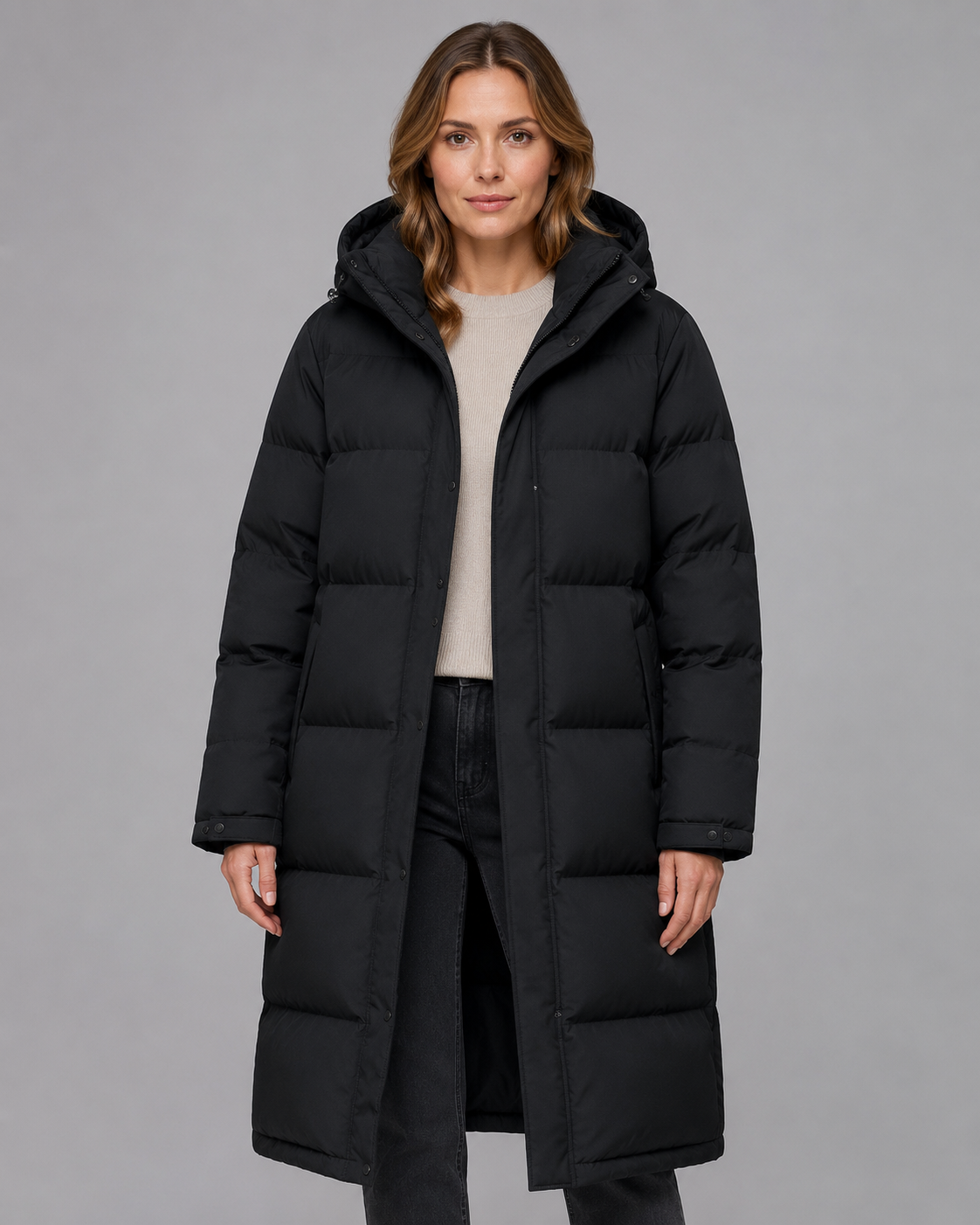 Extra langer Parka aus Daunen Damen Ornella – Bild 3