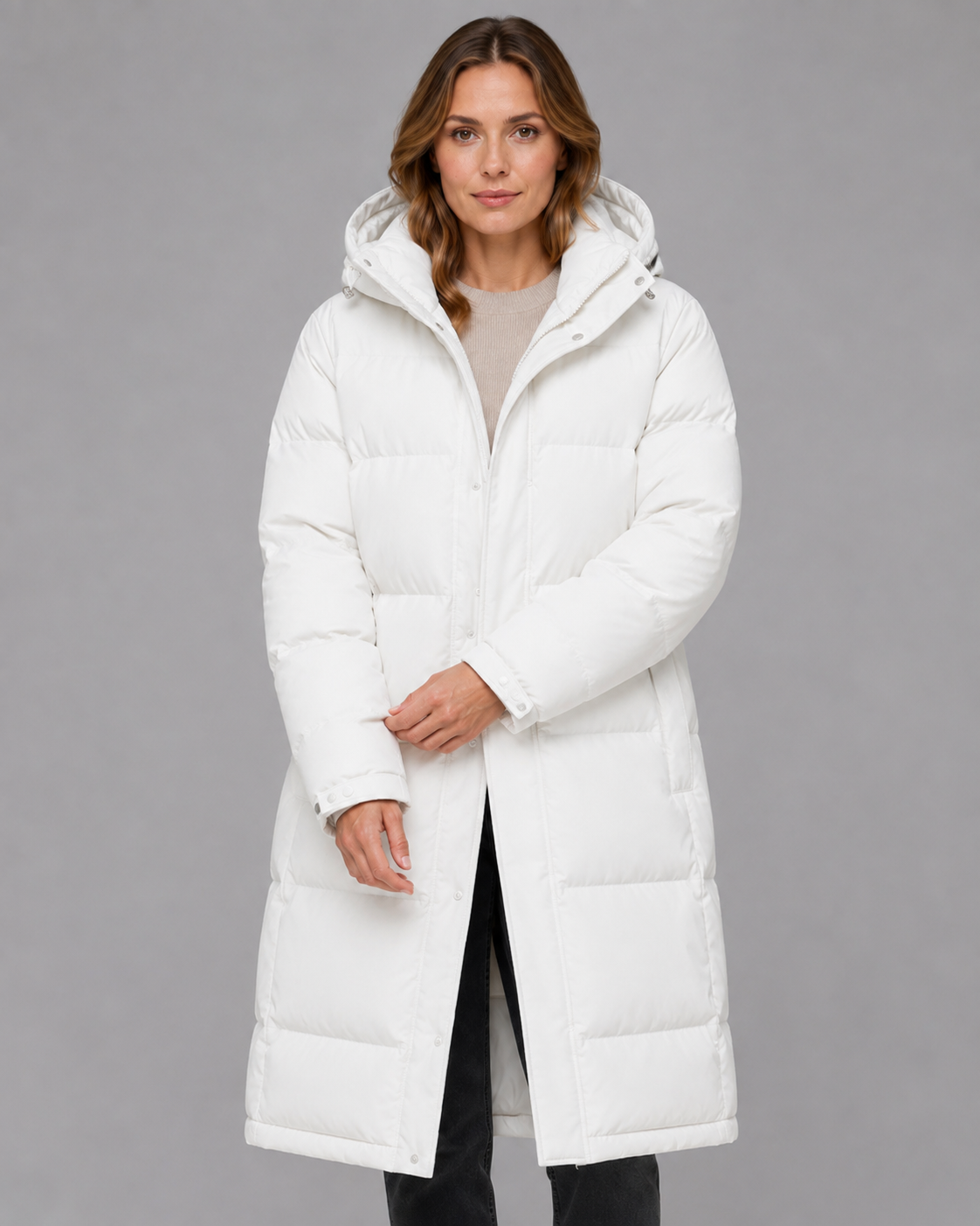 Extra langer Parka aus Daunen Damen Ornella – Bild 4
