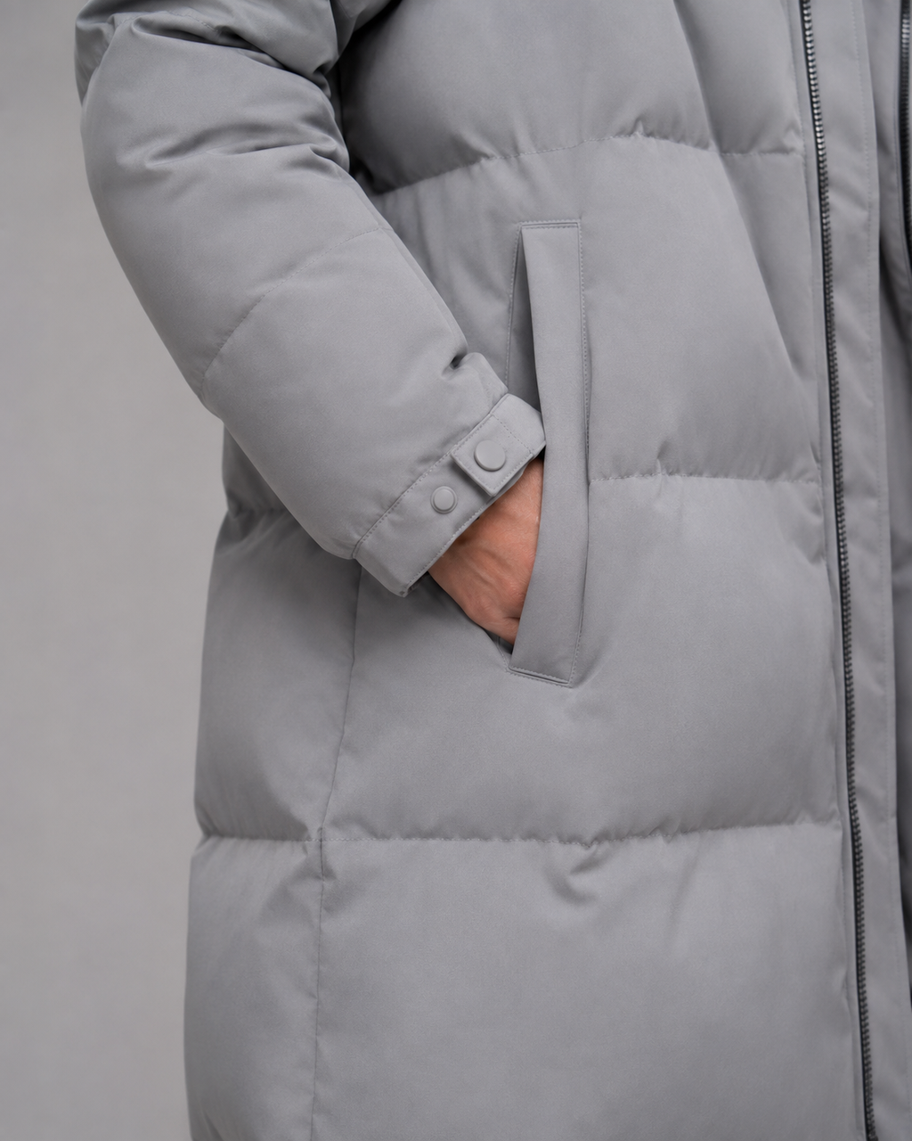 Extra langer Parka aus Daunen Damen Ornella – Bild 6