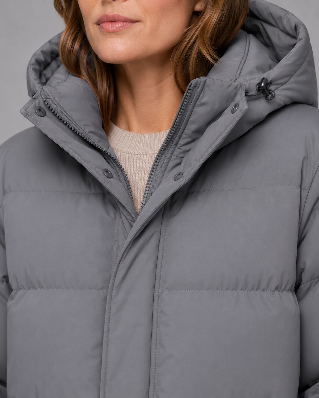 Extra langer Parka aus Daunen Damen Ornella – Bild 7