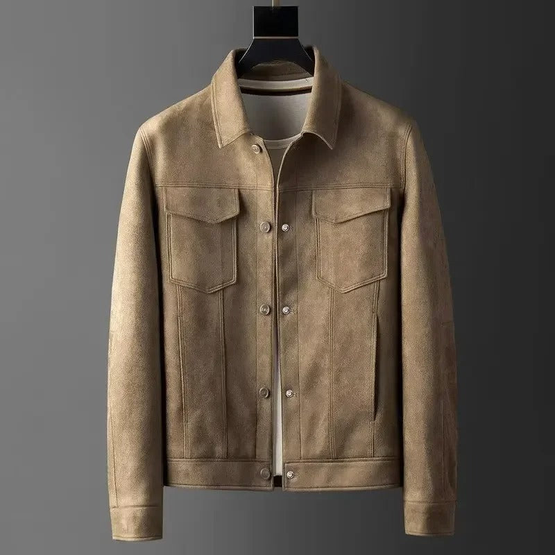 Elegante Lederlook-Jacke Herren Dante – Bild 2