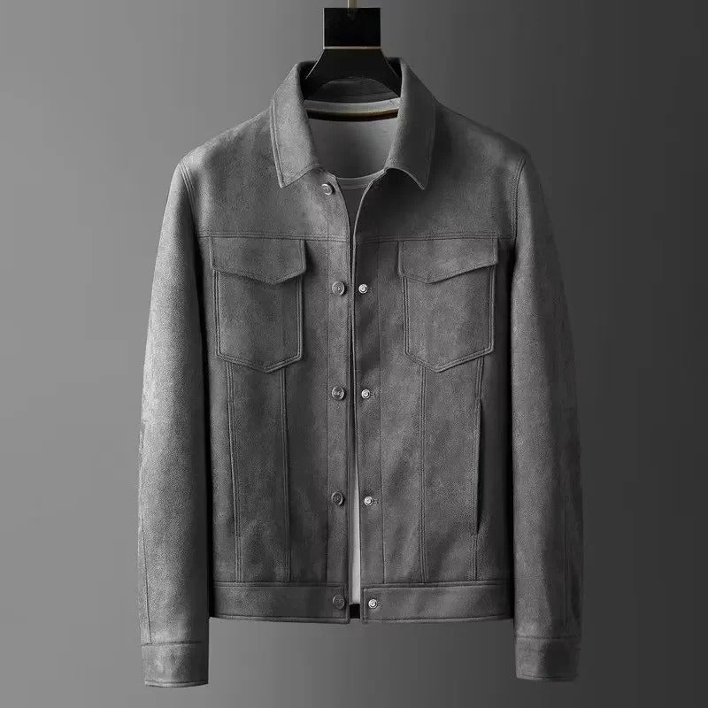 Elegante Lederlook-Jacke Herren Dante – Bild 3