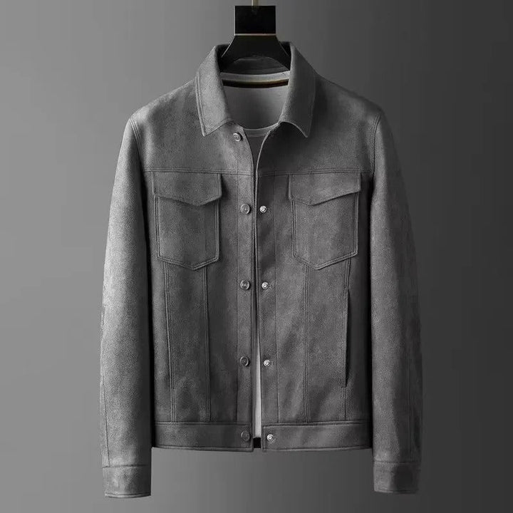 Elegante Lederlook-Jacke Herren Dante – Bild 3
