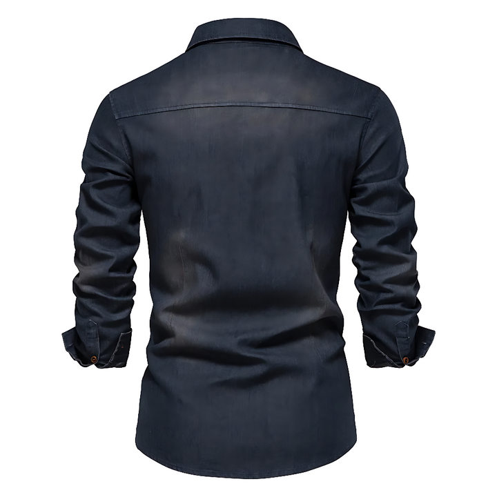 Flavio Herren-Denimhemd – Bild 6