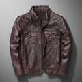 Herren Fieldjacke im Lederlook Angelo Braun – Weiss Modehaus