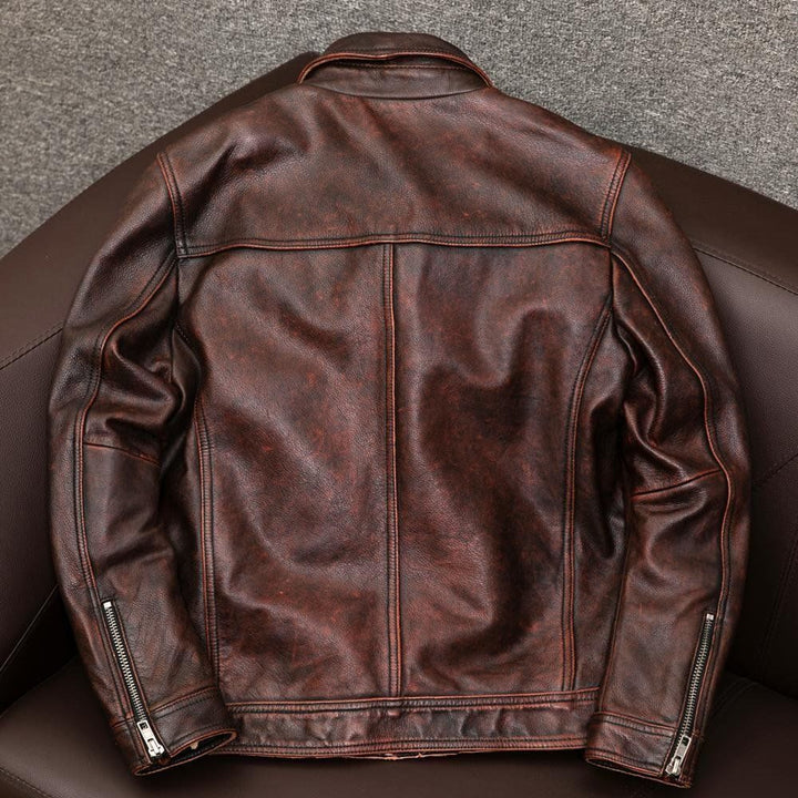 Herren Fieldjacke im Lederlook Angelo – Bild 2
