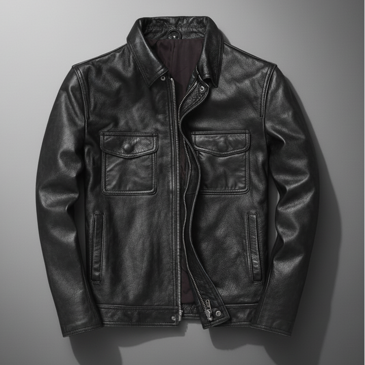 Herren Fieldjacke im Lederlook Angelo – Bild 3