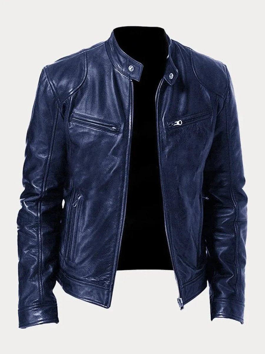 Chiodo Herren Slim Lederlook Bernardo – Bild 10
