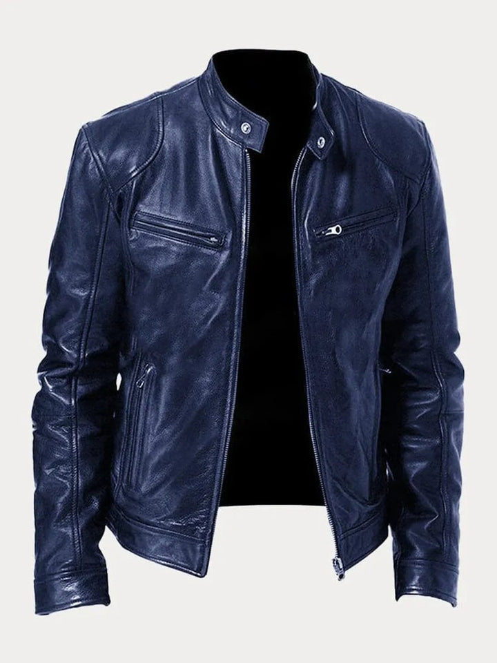 Chiodo Herren Slim Lederlook Bernardo – Bild 10