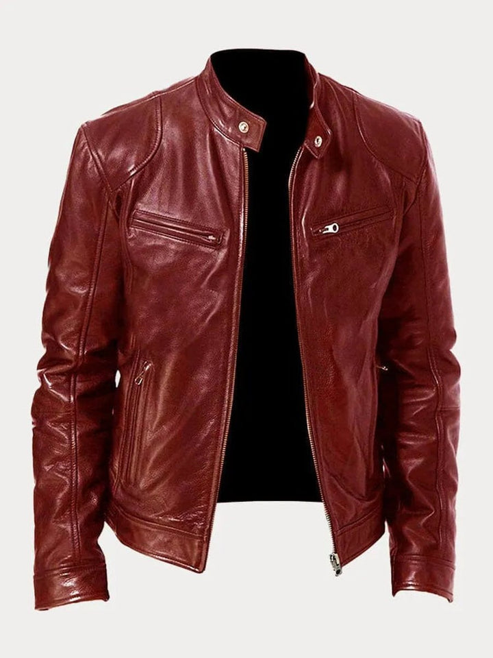 Chiodo Herren Slim Lederlook Bernardo – Bild 12