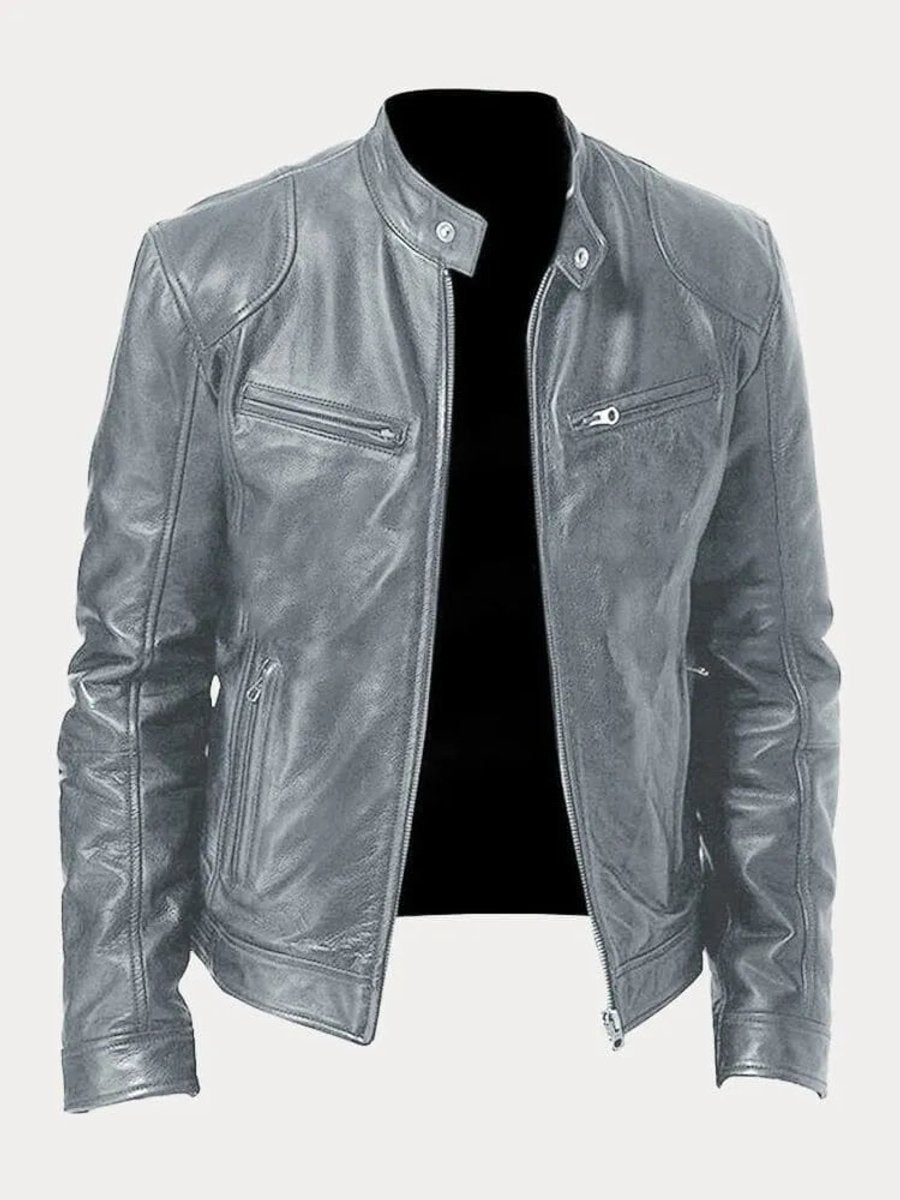 Chiodo Herren Slim Lederlook Bernardo – Bild 13