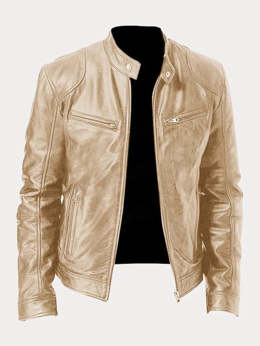 Chiodo Herren Slim Lederlook Bernardo – Bild 14