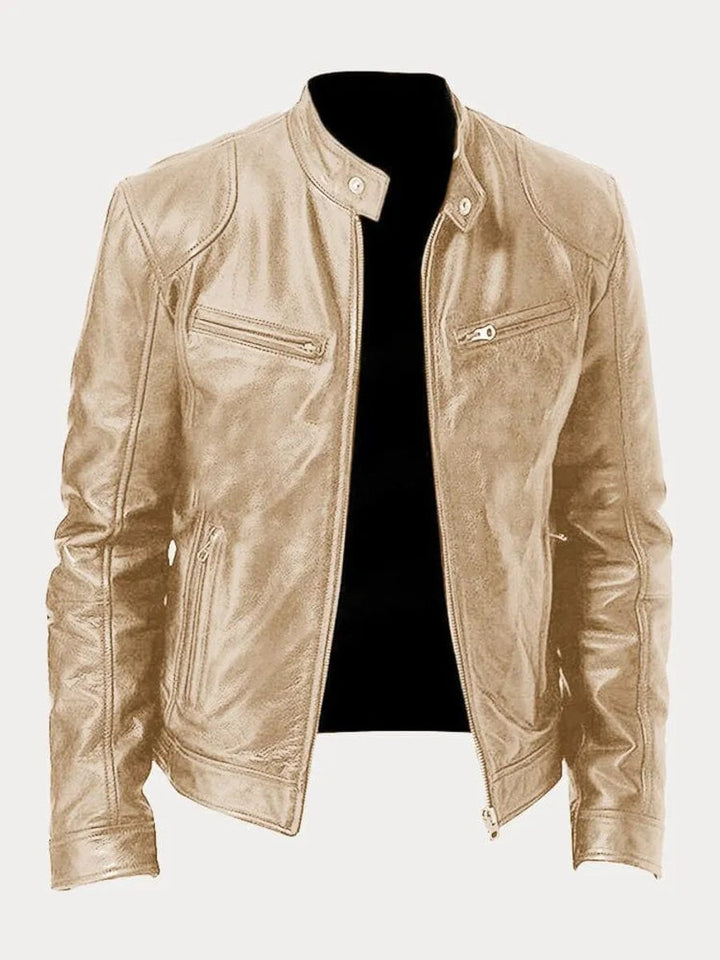 Chiodo Herren Slim Lederlook Bernardo – Bild 14