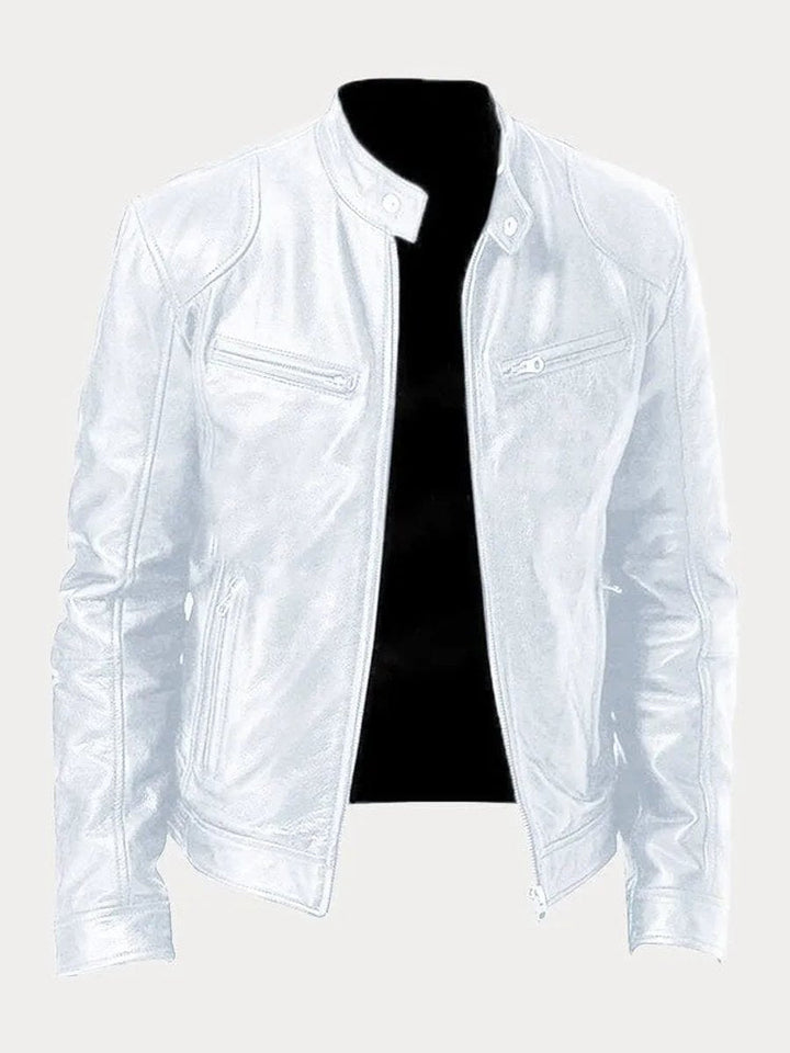 Chiodo Herren Slim Lederlook Bernardo – Bild 15
