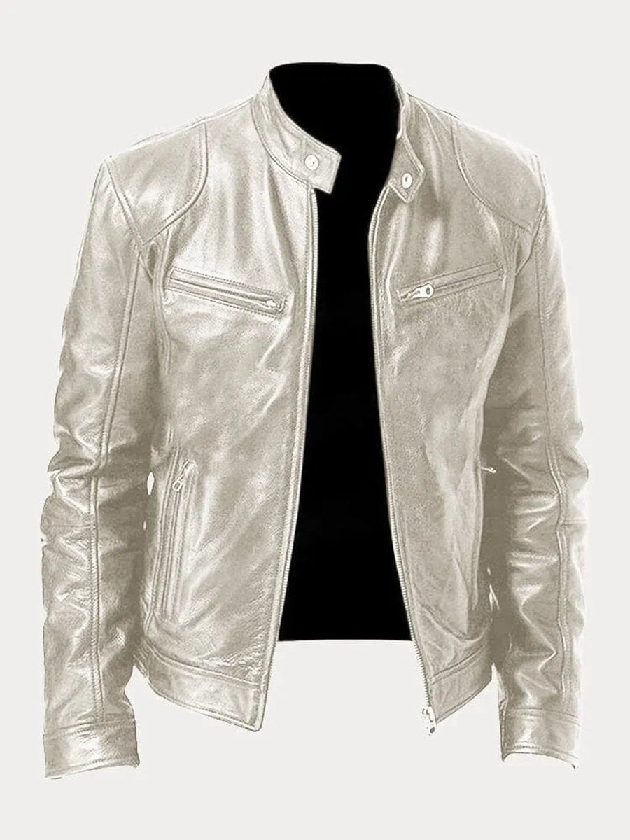 Chiodo Herren Slim Lederlook Bernardo – Bild 16