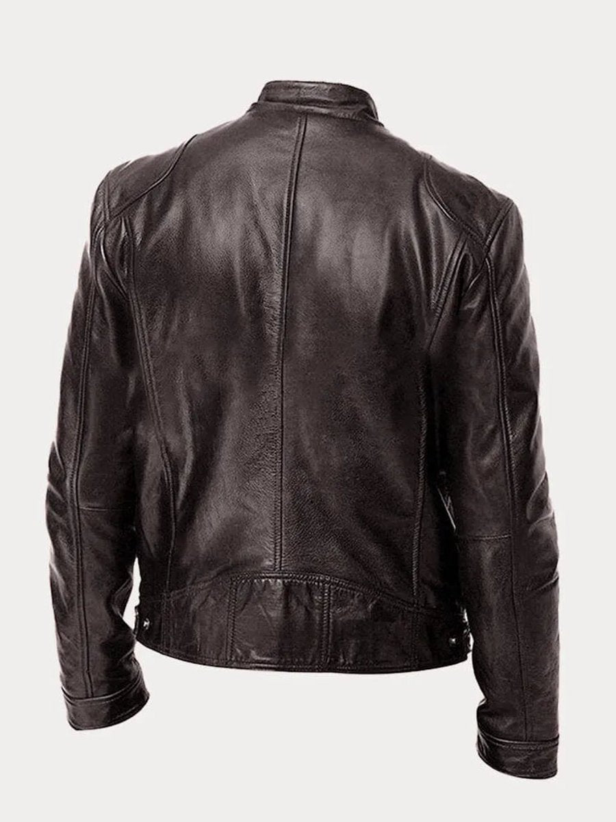 Chiodo Herren Slim Lederlook Bernardo – Bild 3