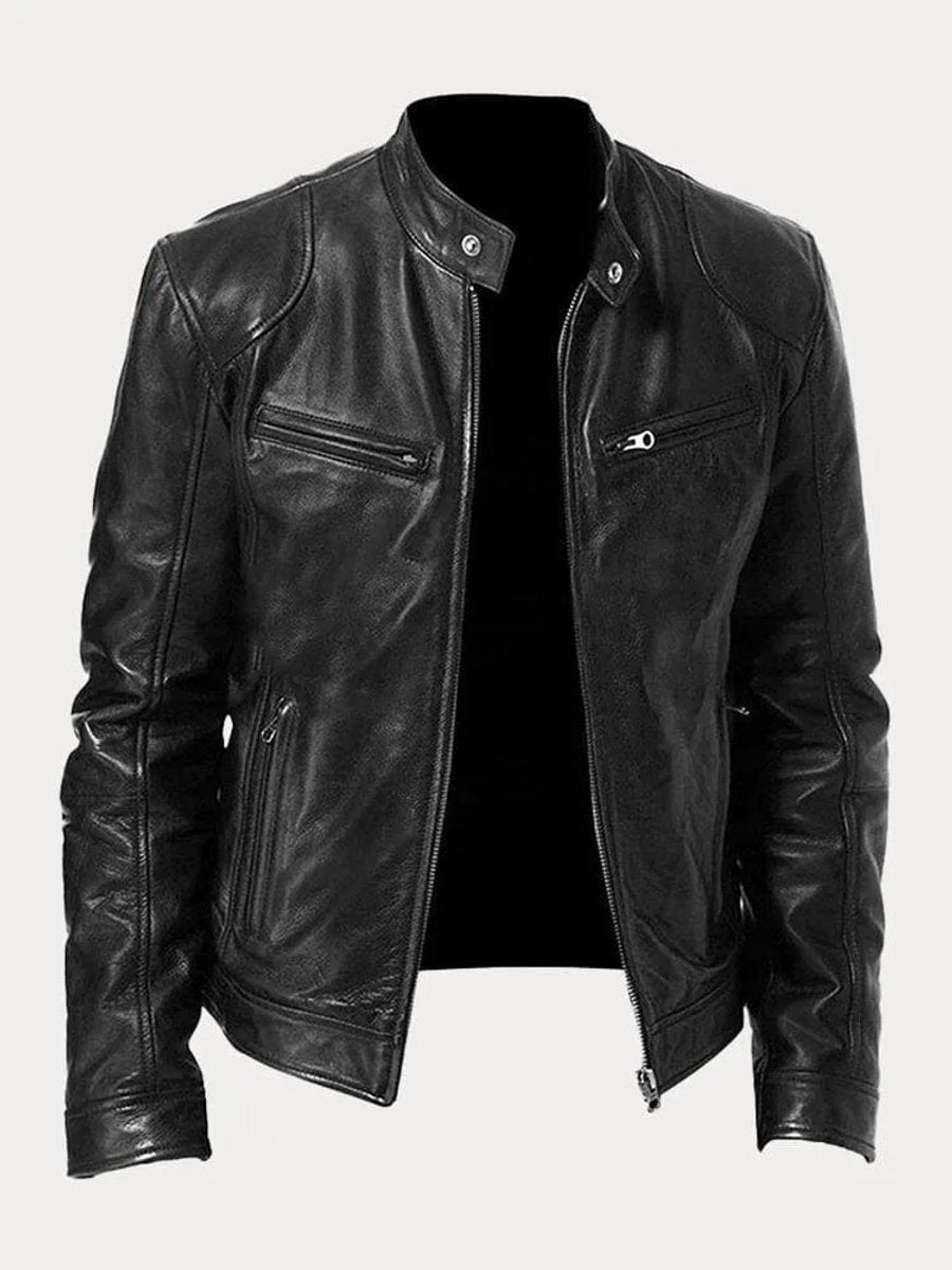Chiodo Herren Slim Lederlook Bernardo – Bild 4