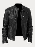 Chiodo Herren Slim Lederlook Bernardo – Bild 4