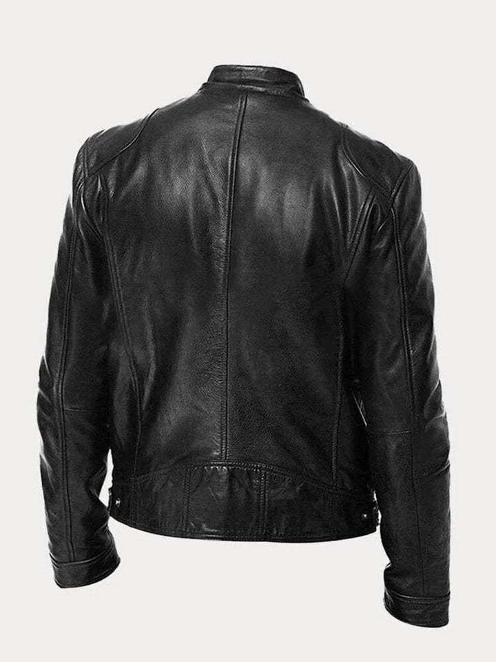 Chiodo Herren Slim Lederlook Bernardo – Bild 5