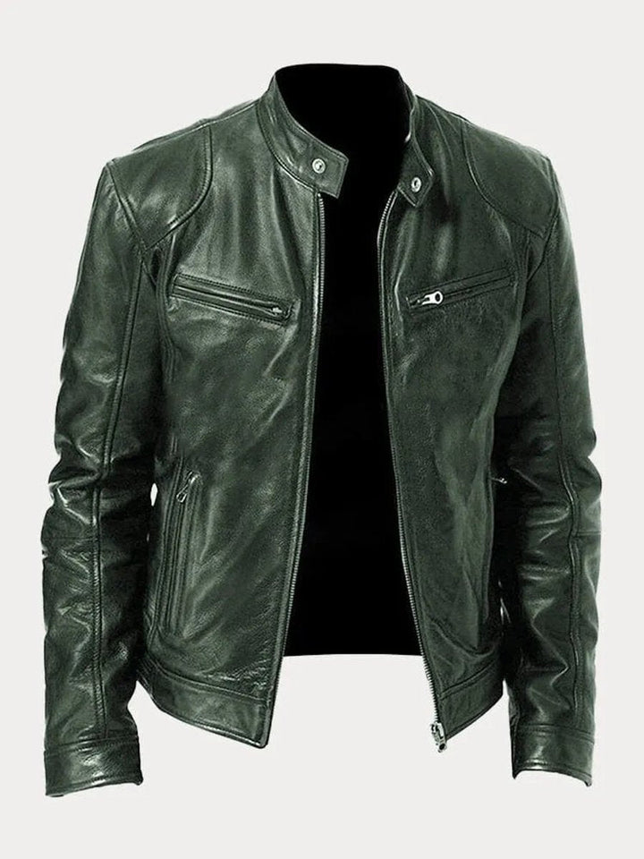 Chiodo Herren Slim Lederlook Bernardo – Bild 8