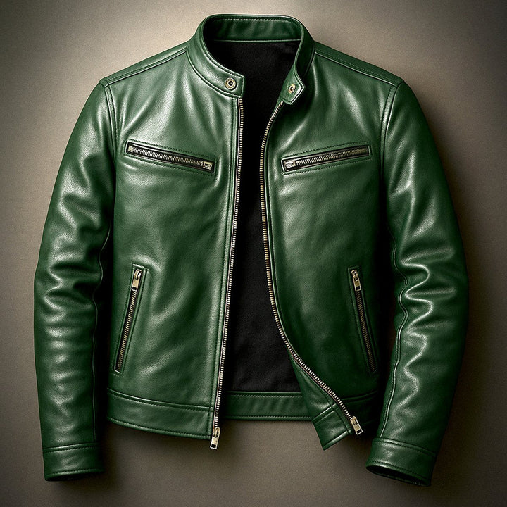 Vintage Herren Chiodo mit Stehkragen Cosimo – Bild 3