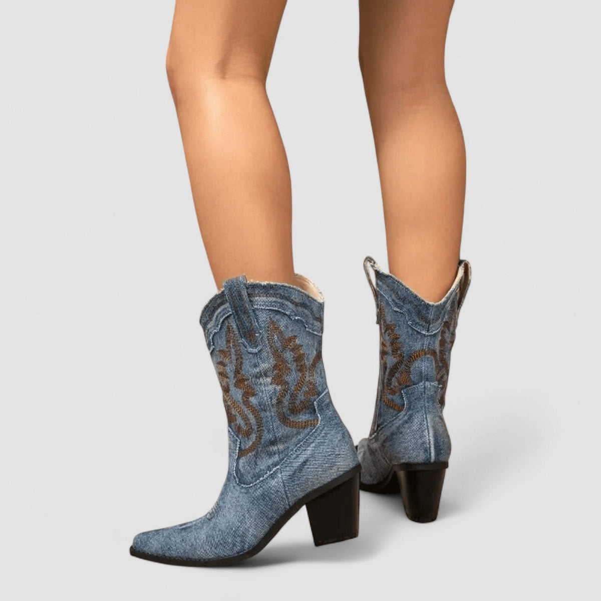 Orthopädische Denim Stiefeletten Stien – Bild 7