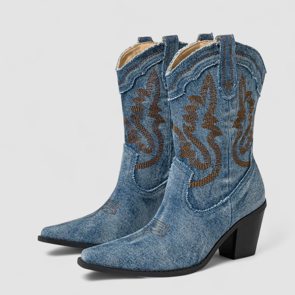 Orthopädische Denim Stiefeletten Stien – Bild 8
