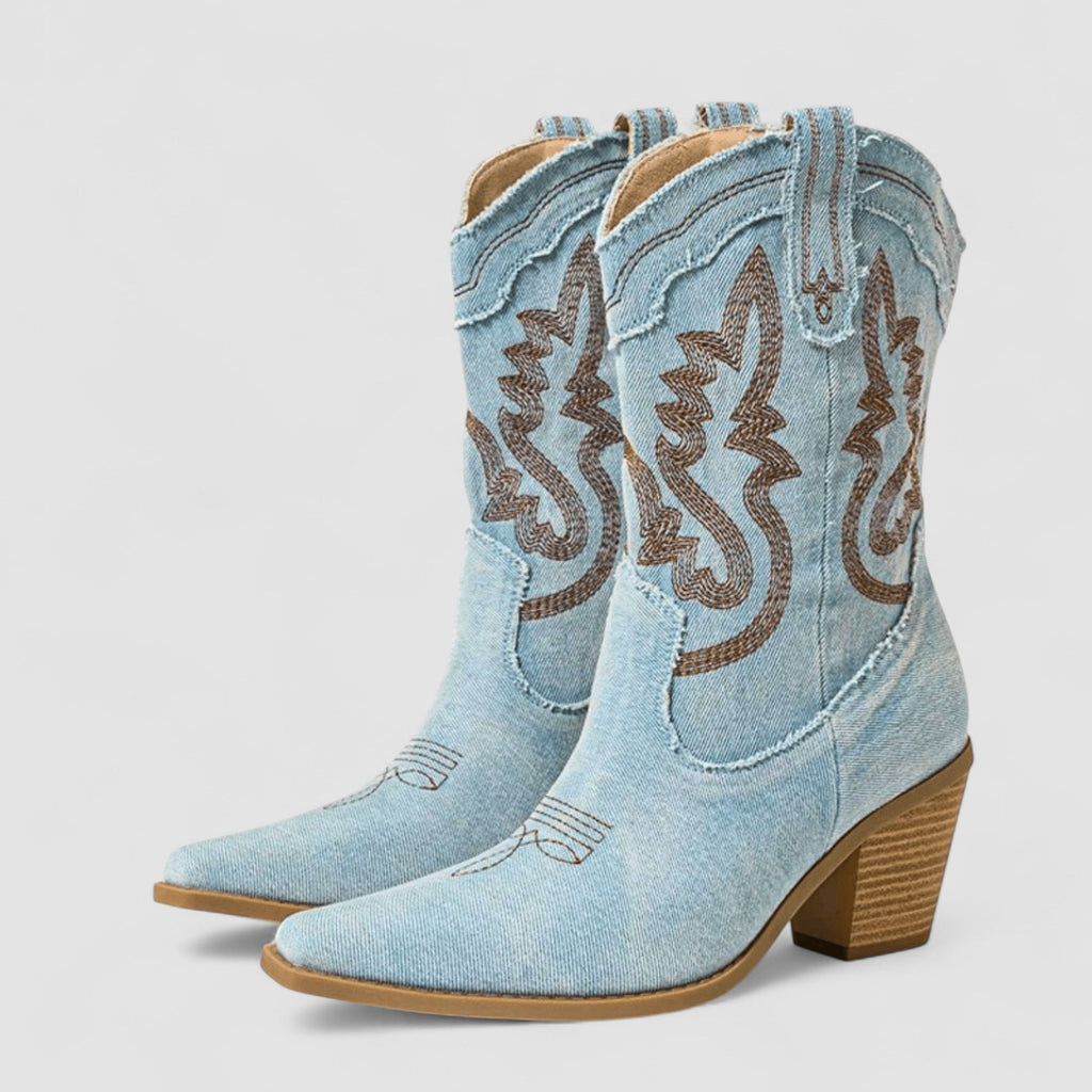 Orthopädische Denim Stiefeletten Stien – Bild 4