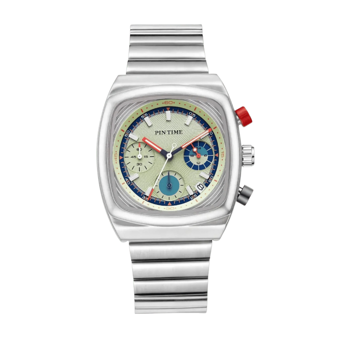 Linus™ | Eckiger Sport-Chronograph mit Datum
