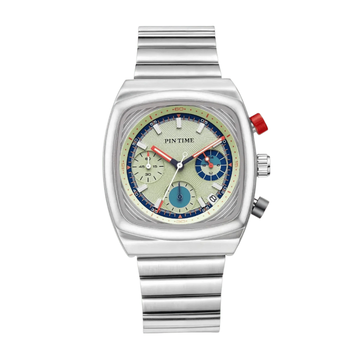 Linus™ | Eckiger Sport-Chronograph mit Datum
