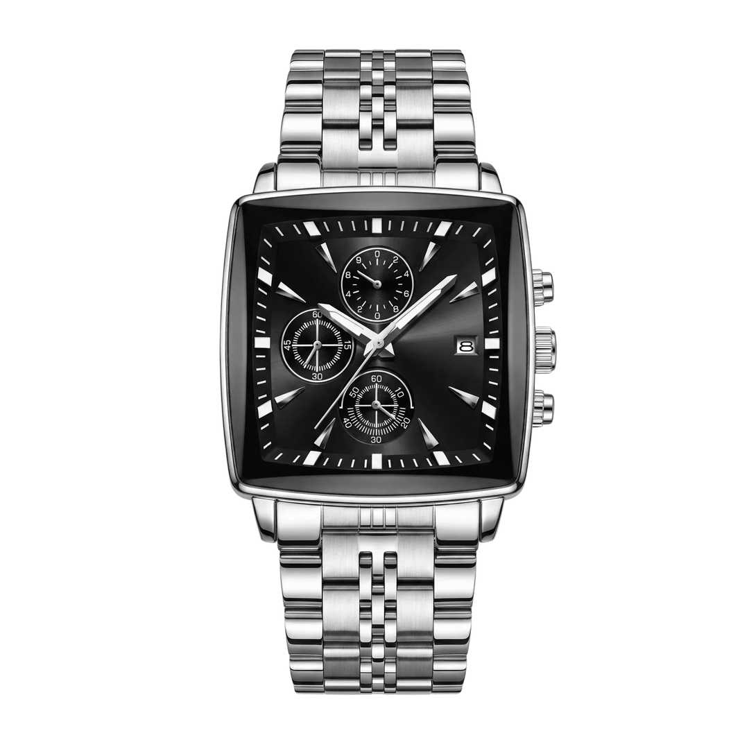 Valentin™ | Rechteckiger Chronograph mit Datumsfenster