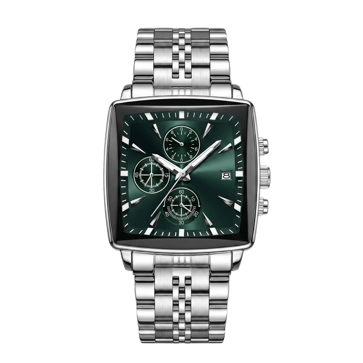 Valentin™ | Rechteckiger Chronograph mit Datumsfenster