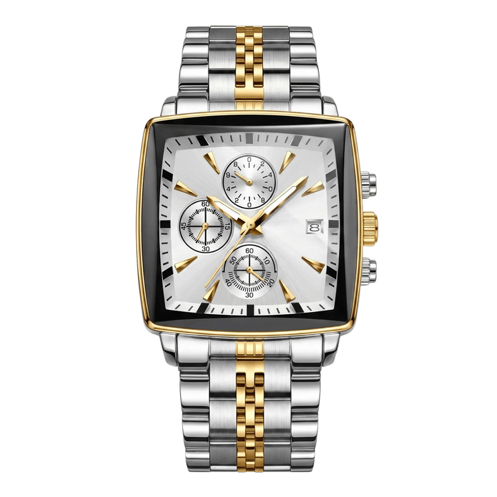 Valentin™ | Rechteckiger Chronograph mit Datumsfenster