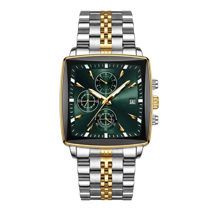 Valentin™ | Rechteckiger Chronograph mit Datumsfenster