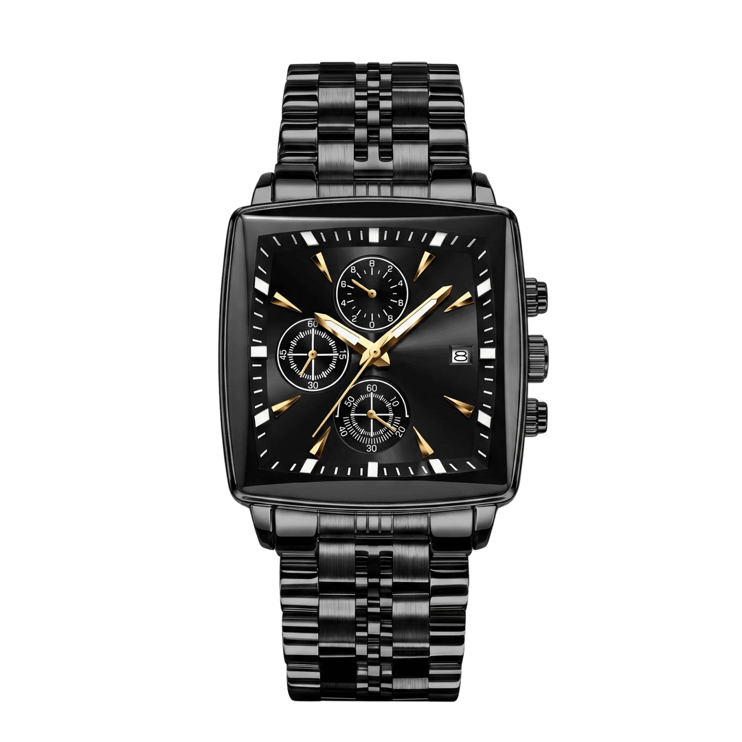Valentin™ | Rechteckiger Chronograph mit Datumsfenster