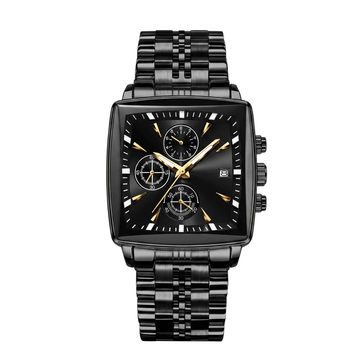 Valentin™ | Rechteckiger Chronograph mit Datumsfenster