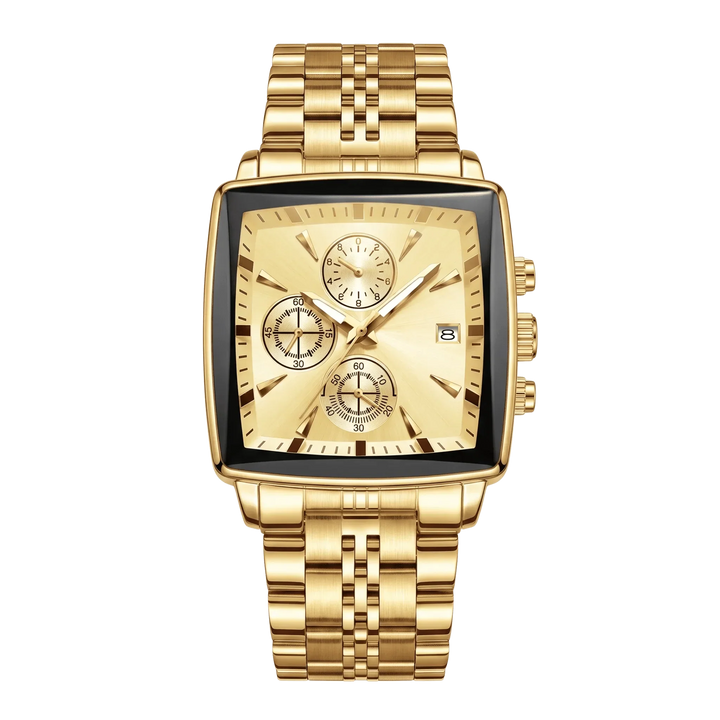 Valentin™ | Rechteckiger Chronograph mit Datumsfenster