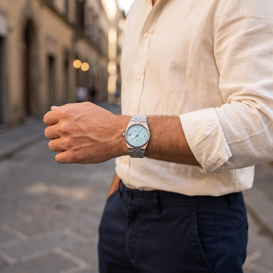 Oskar™ | Elegante Quarzuhr mit Jubilee-Armband