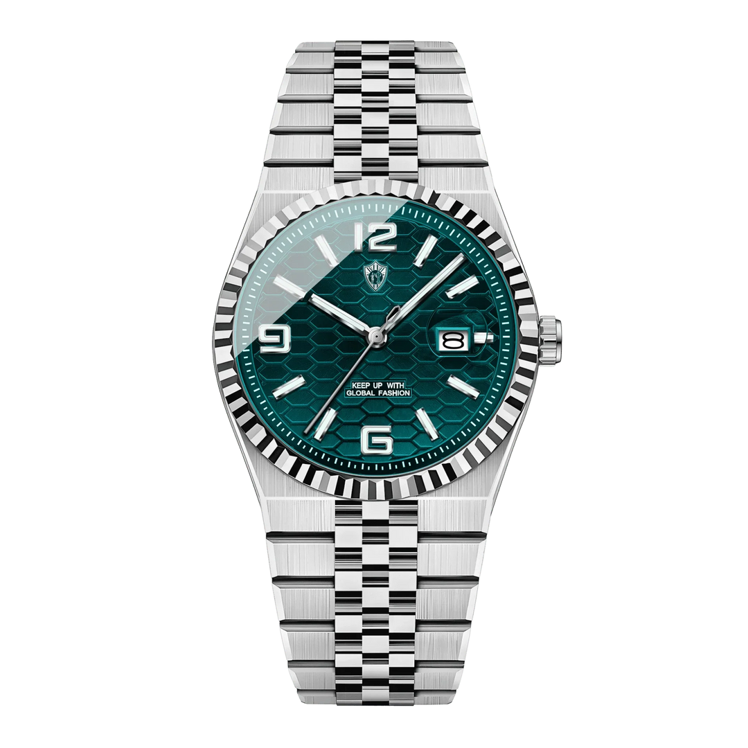 Oskar™ | Elegante Quarzuhr mit Jubilee-Armband