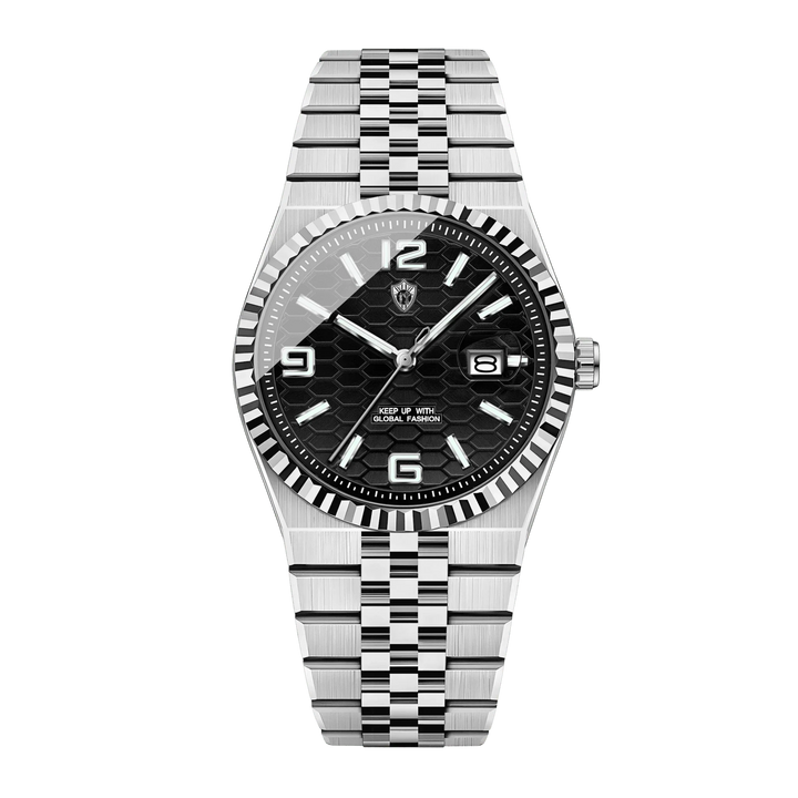 Oskar™ | Elegante Quarzuhr mit Jubilee-Armband