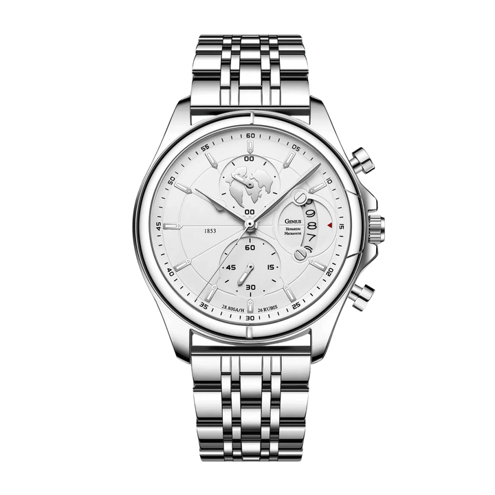Benedikt™ | Ultraflacher Chronograph mit Saphirglas