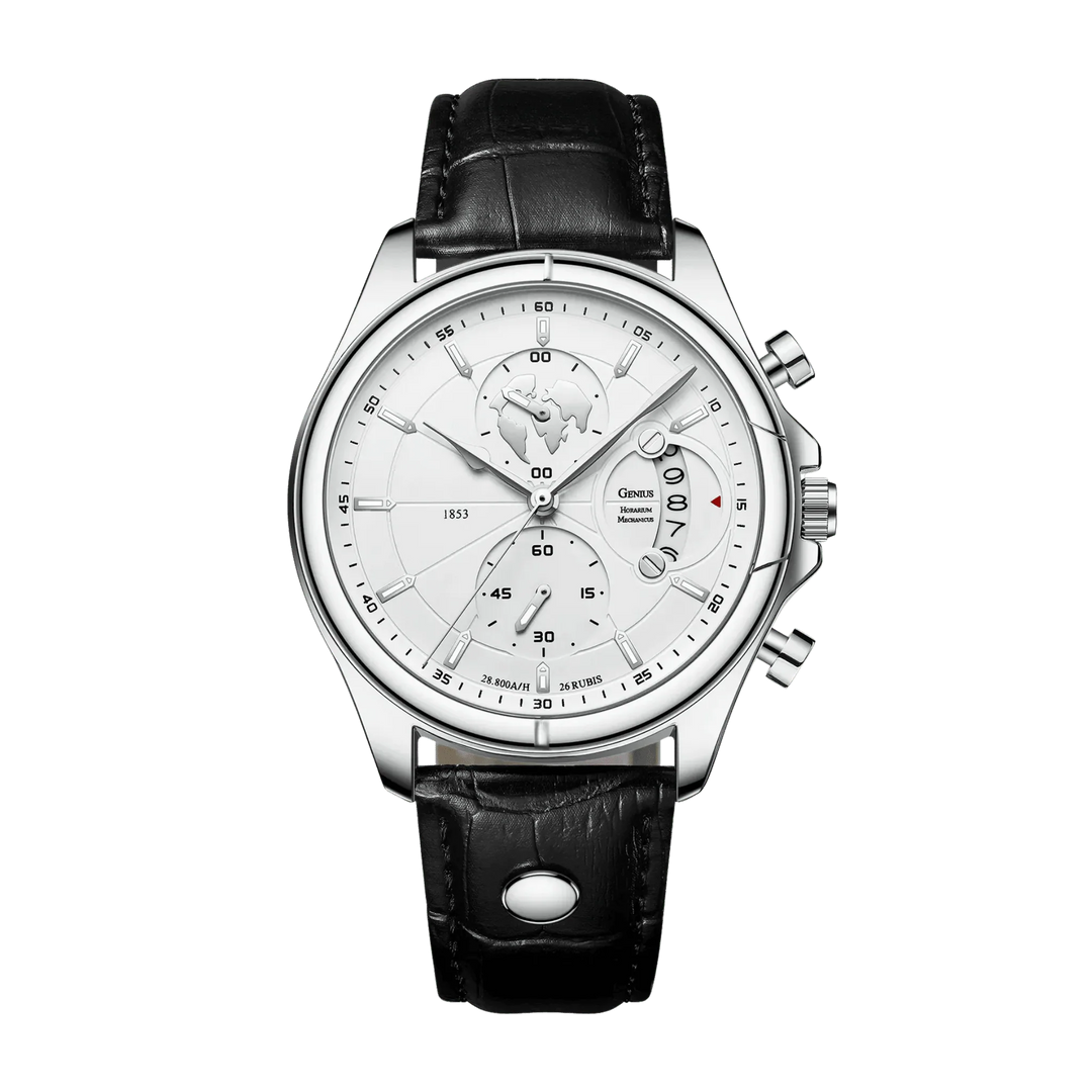 Benedikt™ | Ultraflacher Chronograph mit Saphirglas