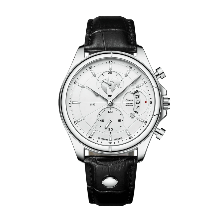Benedikt™ | Ultraflacher Chronograph mit Saphirglas