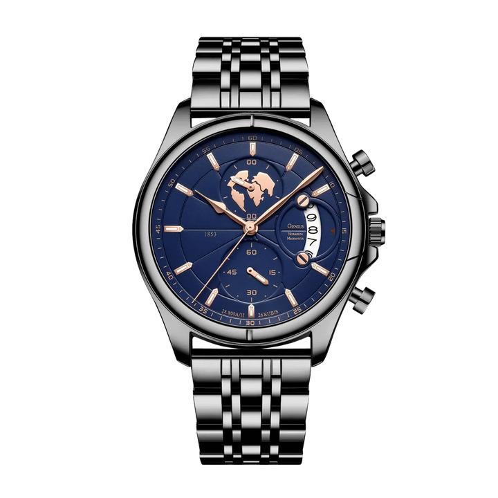 Benedikt™ | Ultraflacher Chronograph mit Saphirglas