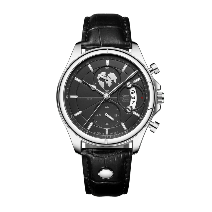 Benedikt™ | Ultraflacher Chronograph mit Saphirglas