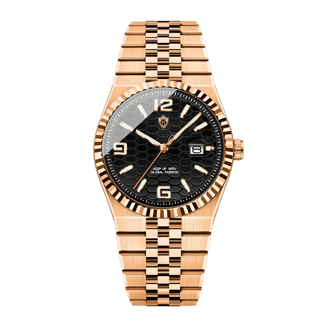 Oskar™ | Elegante Quarzuhr mit Jubilee-Armband
